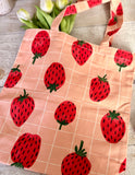 Strawberry tote bag