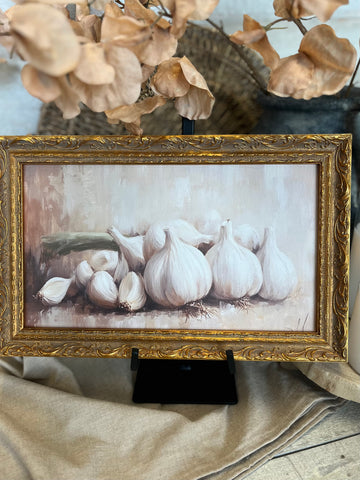 The vintage inspired garlic frame