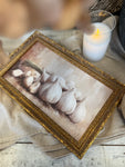 The vintage inspired garlic frame