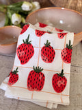 Strawberry dish towel