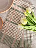 The sage striped dish towel