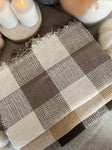 The cotton checkered table runner