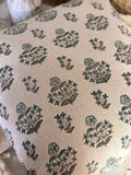 Hand stamped pillow