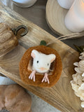 The pumpkin mouse ornament