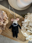 The groom mouse ornament