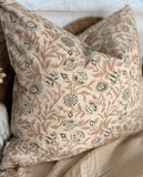 Sundari block print pillow