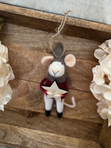 North start Nicholas the mouse ornament