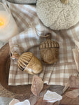 The wooden acorn