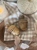 The wooden acorn