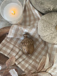 The wooden acorn