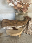 The large rustic whale