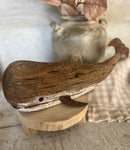 The large rustic whale
