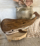 The large rustic whale