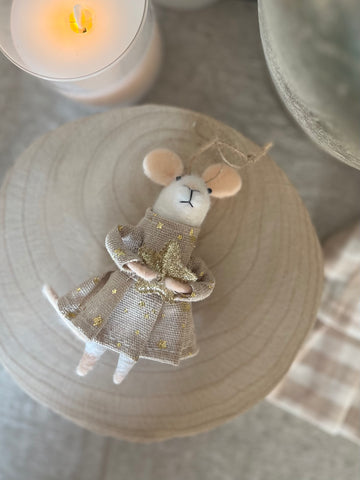 Starbright Scarlett the mouse ornament