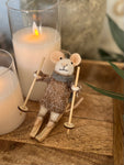 Off-piste Octavia the mouse ornament