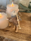 Off-piste Octavia the mouse ornament