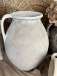 The pottery jug vase - cream