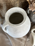 The pottery jug vase - cream