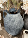 The pottery jug vase -  charcoal