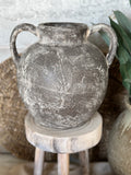 The terracotta handle vase
