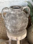 The terracotta handle vase