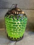 The Battery Operated Lantern - dotted green