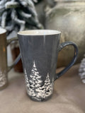 The tall snowy tree mug