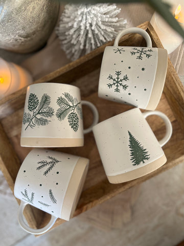 The winter speckle mug