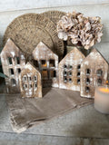 The wooden house set