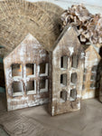 The wooden house set