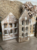 The wooden house set