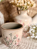 The antique flower pot