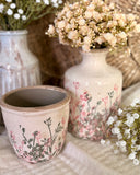 The antique flower pot
