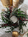 Red berry wreath