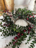 Red berry wreath