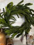 Real touch Spruce wreath 26”