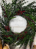 Red berry wreath