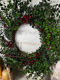 Red berry wreath