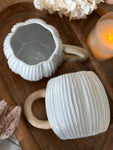 Pumpkin stoneware mug