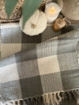 The cotton checkered table runner