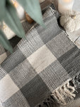 The cotton checkered table runner