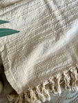 The cotton tassel throw