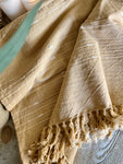 The cotton tassel throw