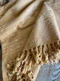 The cotton tassel throw