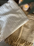 The cotton tassel throw