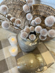The brown Pom pom floral