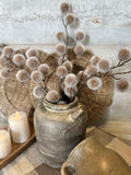 The brown Pom pom floral