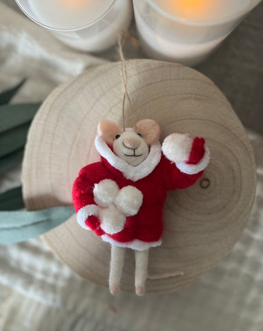 Snowball sloan the mouse ornament