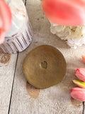 The metal heart dish