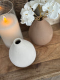 The textured bud vase